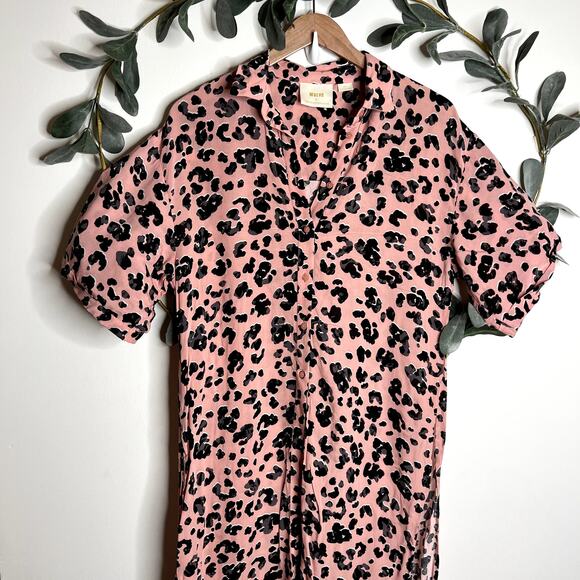 NWT Anthropologie Maeve Rita Leopard Print Tunic LAST CALL - Picture 3 of 9